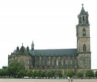 The north side of the Magdeburg Cathedral. Photo: Dr. Heiko Brandl