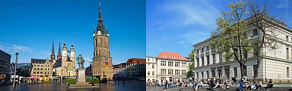 Marktplatz Halle und Universittsplatz